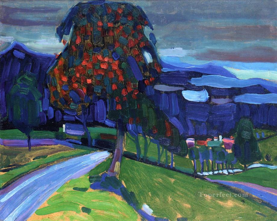 Otoño en Murnau Wassily Kandinsky Pintura al óleo